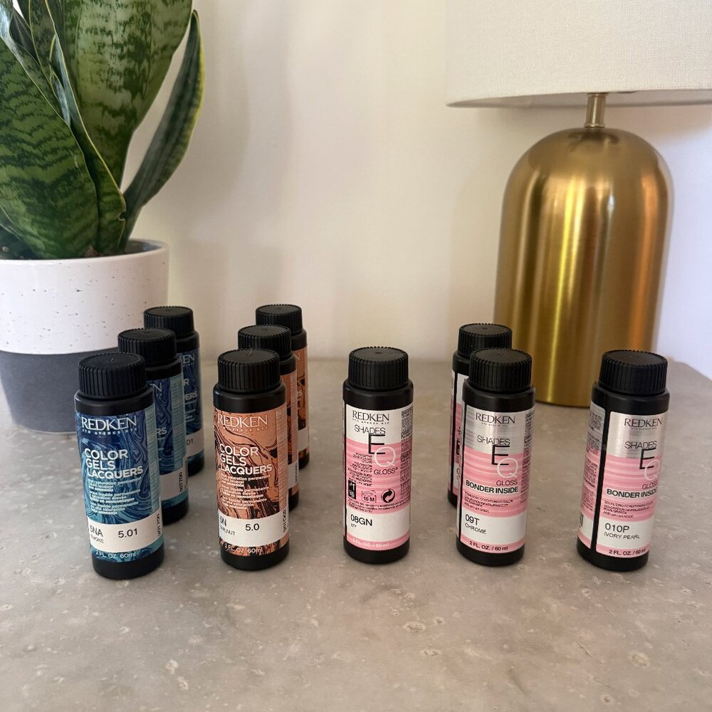 Lot of 10 Redken Shades EQ and Color Gels